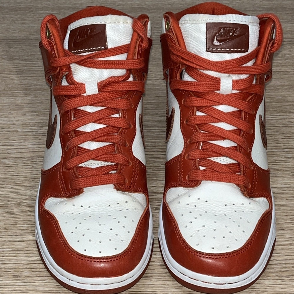 Nike Dunk High LXX Cinnabar Red White Women's Shoes Sneakers DX0346-600 Size 7